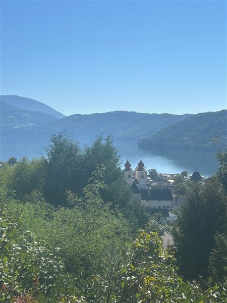 Blick auf den Ort Millstatt und den See